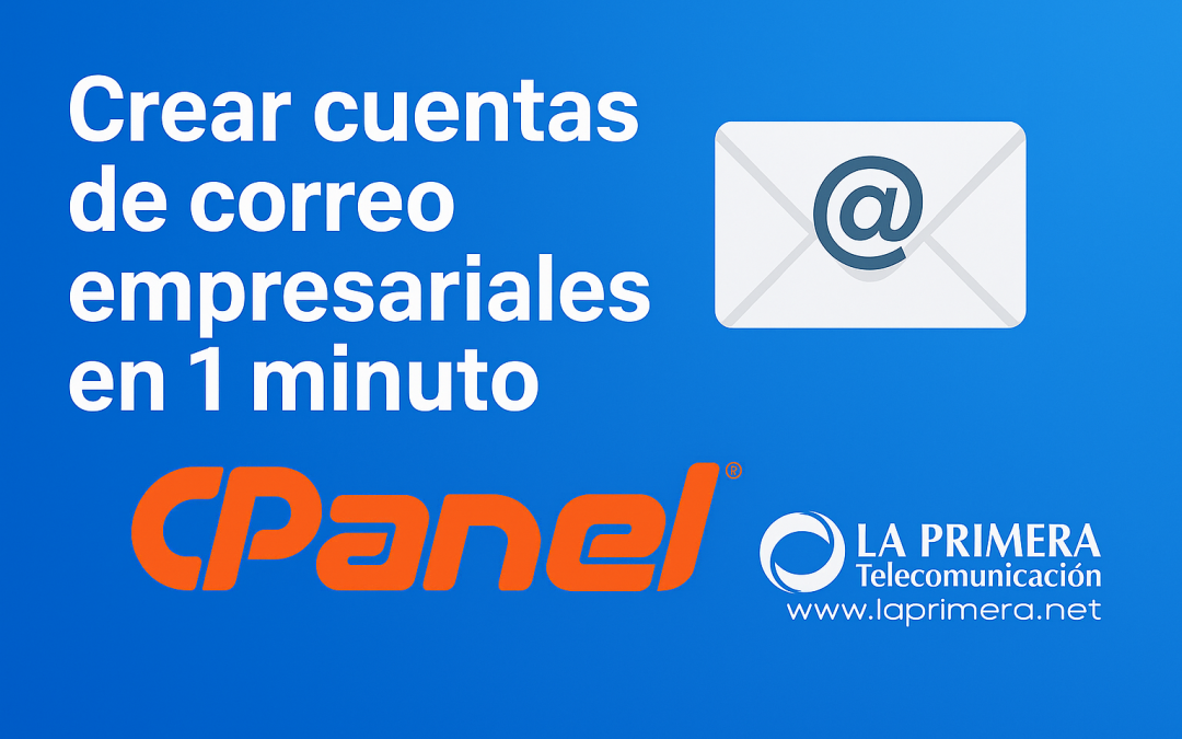 Crear correo corporativo 1 minuto